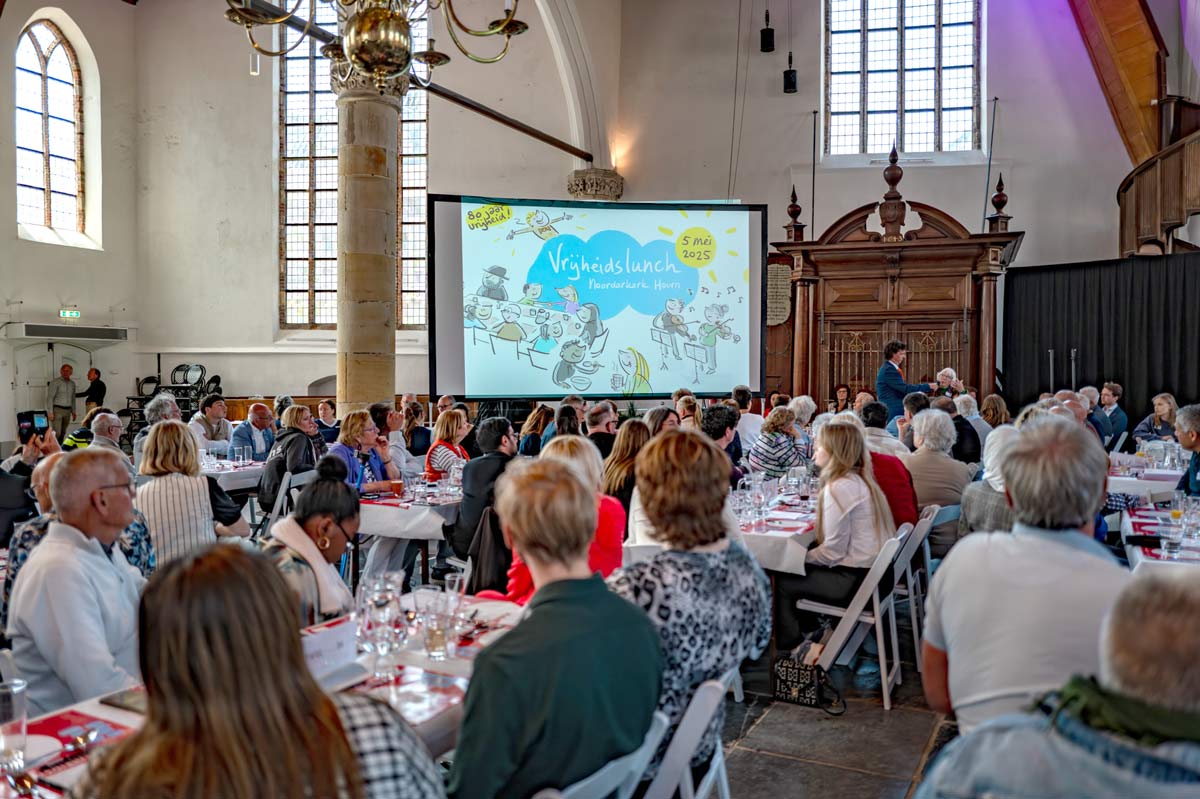 Noorderkerk op 5 mei 2025 (foto: Benno Ellerbroek) Noorderkerk op 5 mei 2025 (foto: Benno Ellerbroek)