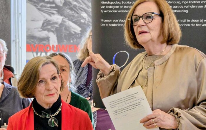 Germaine en Marly Trigallez bij officiële opening (foto Jan Osinga)